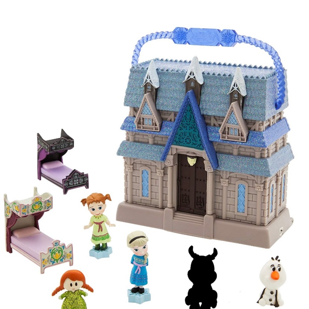 New Frozen Mini Disney Playset Elsa & Anna - Picture 2 of 2